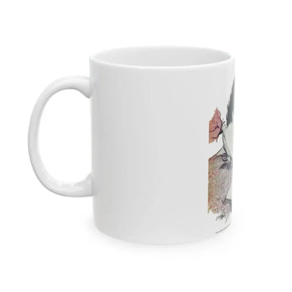 Enchanted Interlude, Woman's Day, September 1959 - White Coffee Mug - Go Mug Yourself