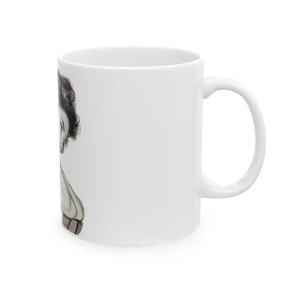 Enchanted Interlude, Woman's Day, September 1959 - White Coffee Mug - Go Mug Yourself