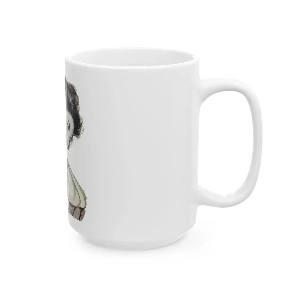 Enchanted Interlude, Woman's Day, September 1959 - White Coffee Mug - Go Mug Yourself