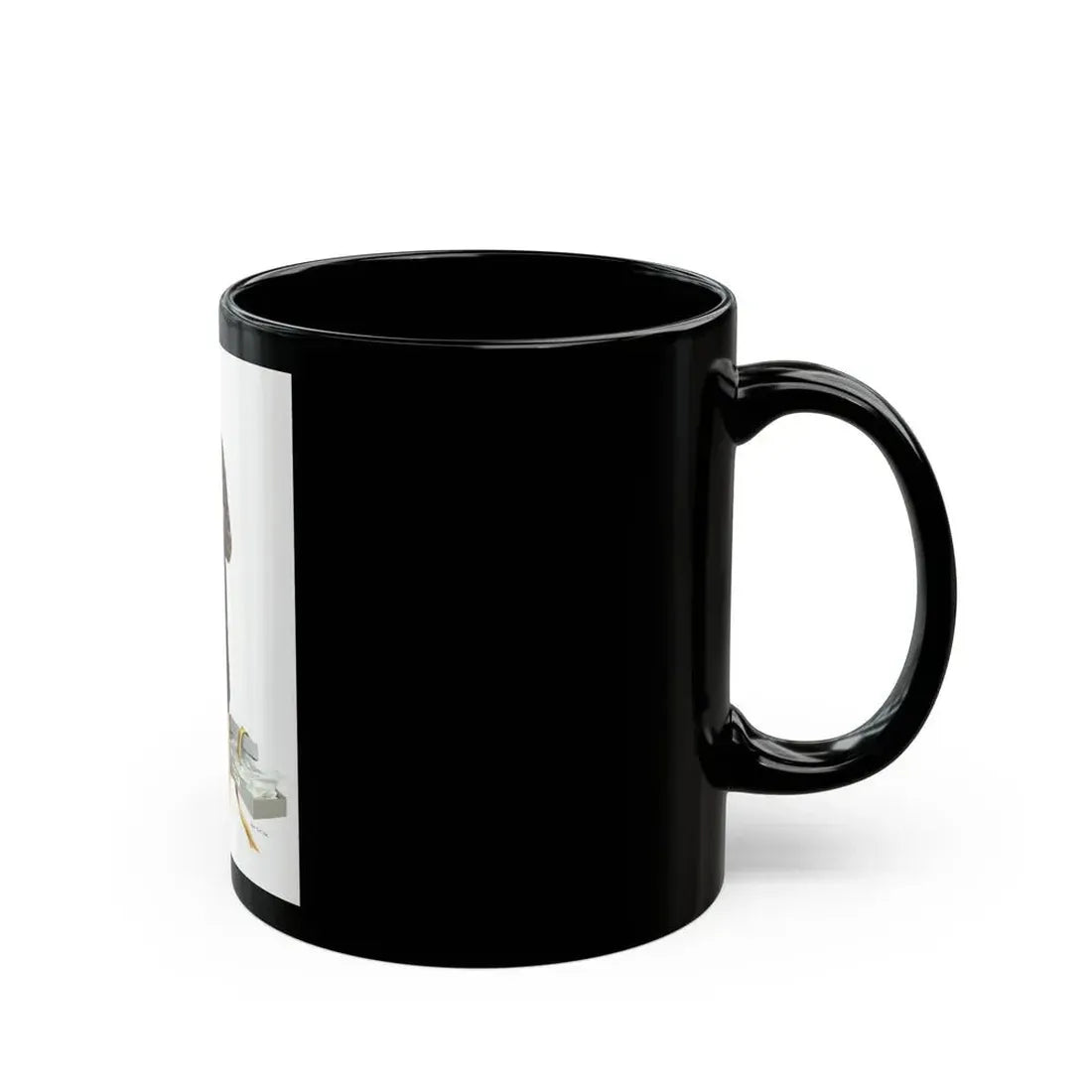 Enchanting Minks, Esquire, March 1948 - Black Coffee Mug - Go Mug Yourself