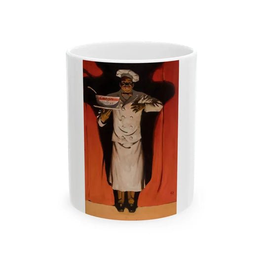Encore, Cream of Wheat ad illustration, 1908 - White Coffee Mug 11oz - Go Mug Yourself