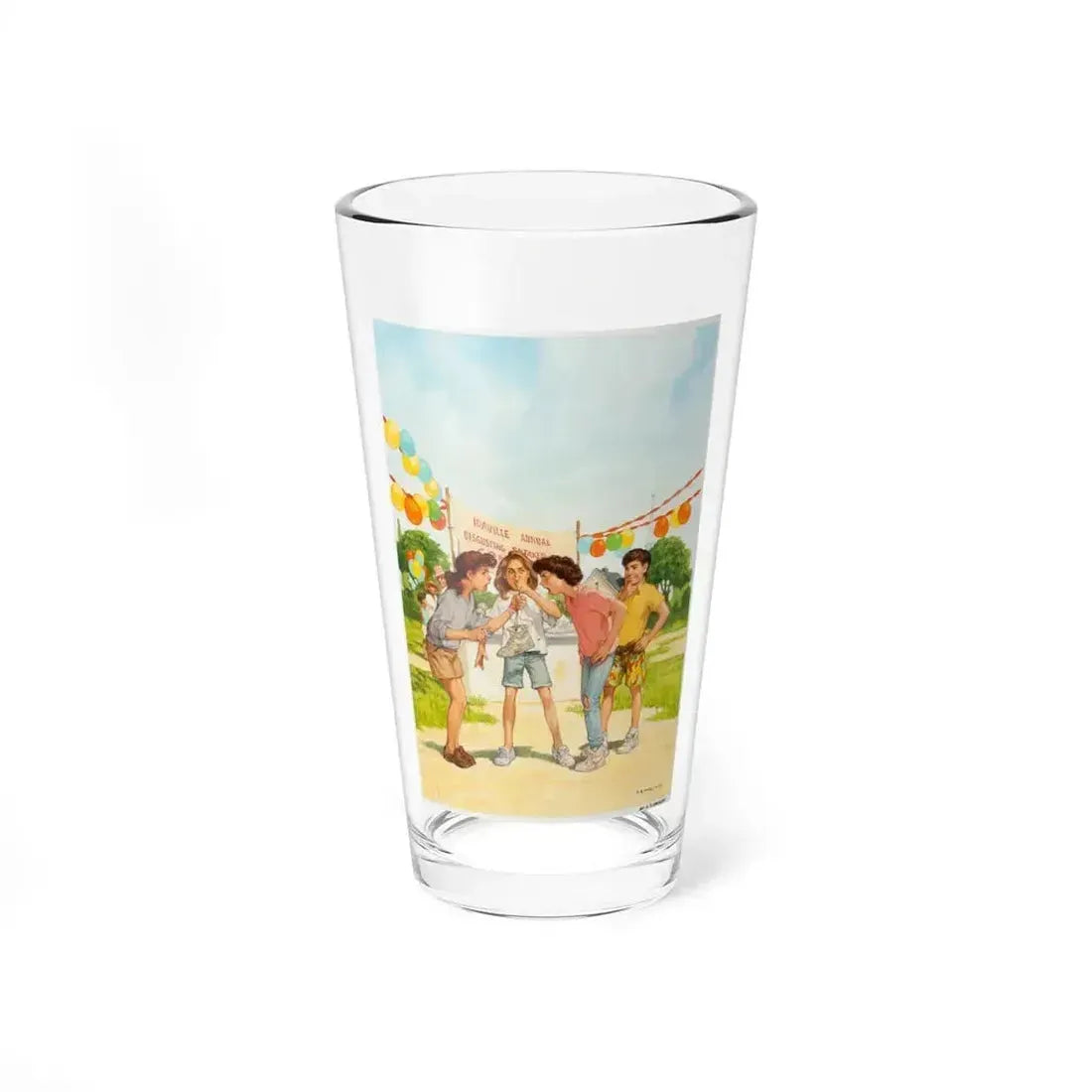 Encyclopedia Brown and the Case of the Disgusting Sneakers (HarperCollins, 1990) - Pint Glass 16oz 16oz - Go Mug Yourself