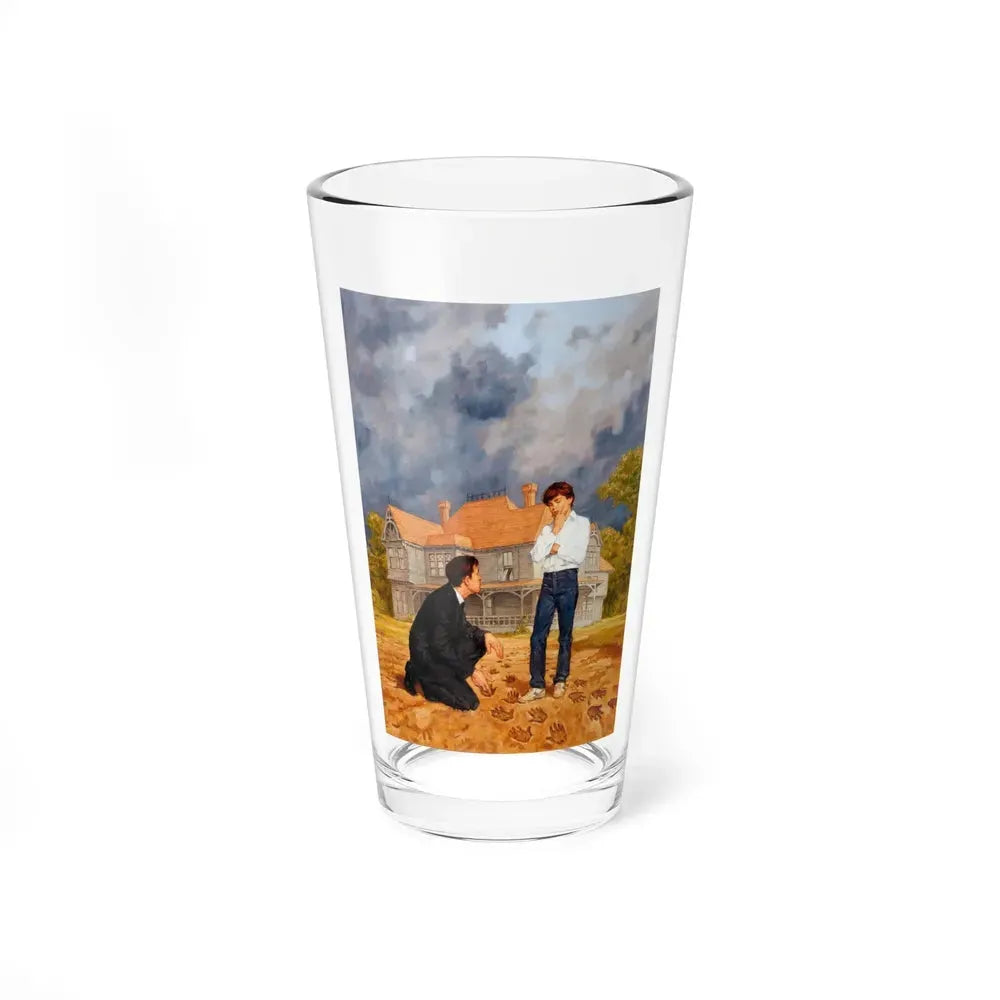 Encyclopedia Brown and the Case of the Mysterious, Paperback 16 Cover (Yearling, 1986) - Pint Glass 16oz 16oz - Go Mug Yourself