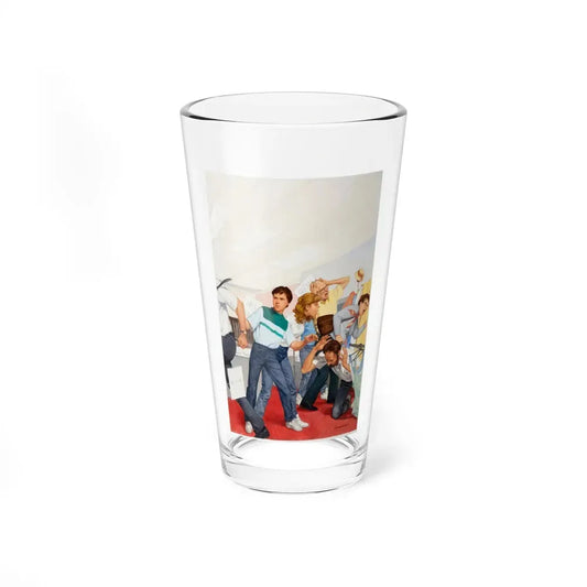 Encyclopedia Brown Lends A Hand, Paperback 11 Cover (Scholastic, c. 1989) - Pint Glass 16oz 16oz - Go Mug Yourself