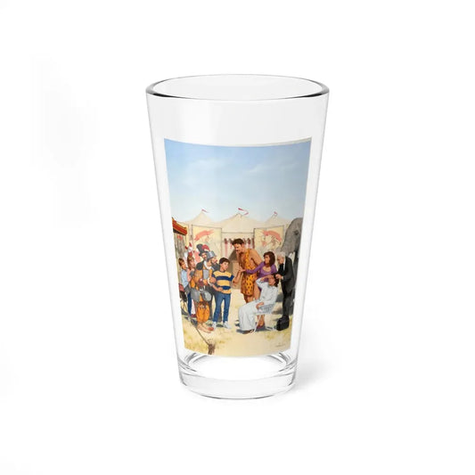 Encyclopedia Brown Solves Them All, Paperback 5 Cover (Scholastic, c. 1989) - Pint Glass 16oz 16oz - Go Mug Yourself
