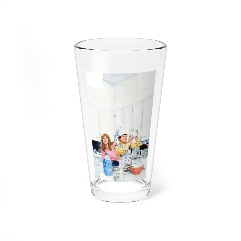 Encyclopedia Brown Takes the Cake, Painted Cover (Scholastic Books, 1991) - Pint Glass 16oz 16oz - Go Mug Yourself