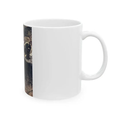 End of Night (1), Cosmopolitan, May 1960 - White Coffee Mug - Go Mug Yourself