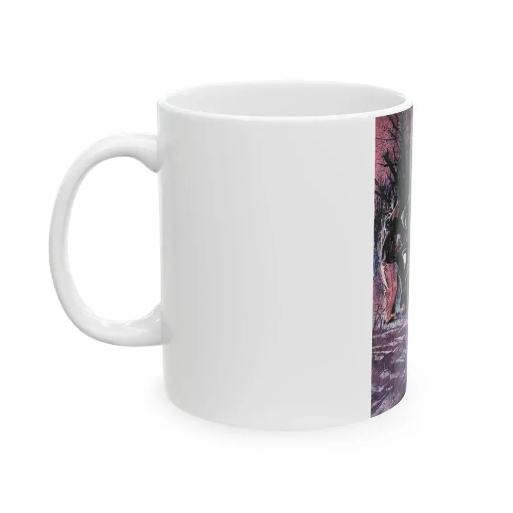 End of Night (2), Cosmopolitan, May 1960 - White Coffee Mug - Go Mug Yourself