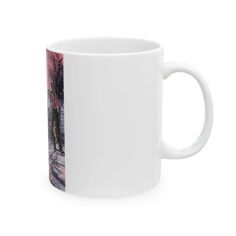 End of Night (2), Cosmopolitan, May 1960 - White Coffee Mug - Go Mug Yourself