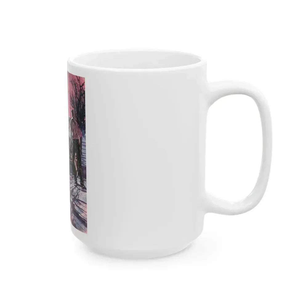 End of Night (2), Cosmopolitan, May 1960 - White Coffee Mug - Go Mug Yourself