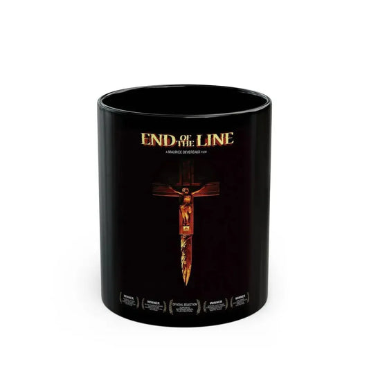 END OF THE LINE (2) 1987 Movie Poster - Black Coffee Mug 11oz - Go Mug Yourself