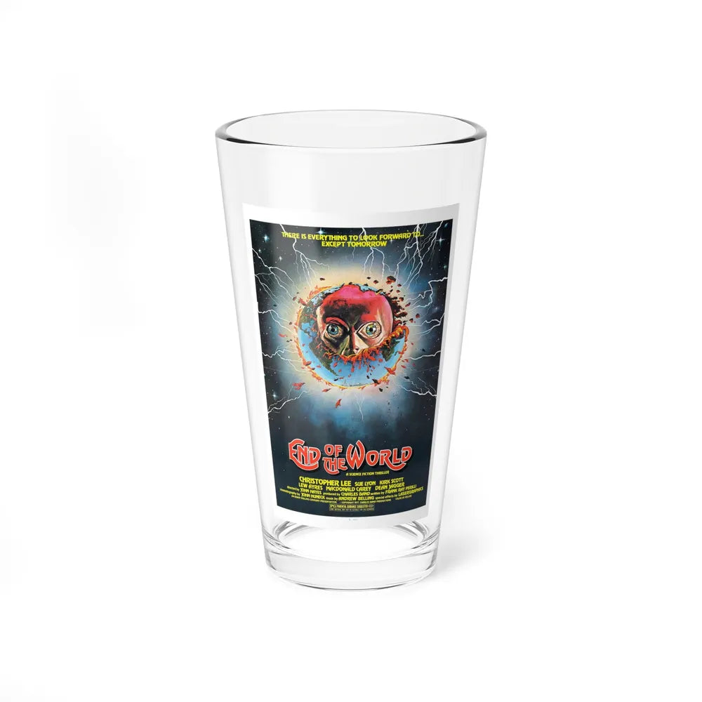 END OF THE WORLD 1977 Movie Poster - Pint Glass 16oz-16oz-Go Mug Yourself