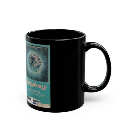 END OF THE WORLD (VHS COVER) - Black Coffee Mug-Go Mug Yourself