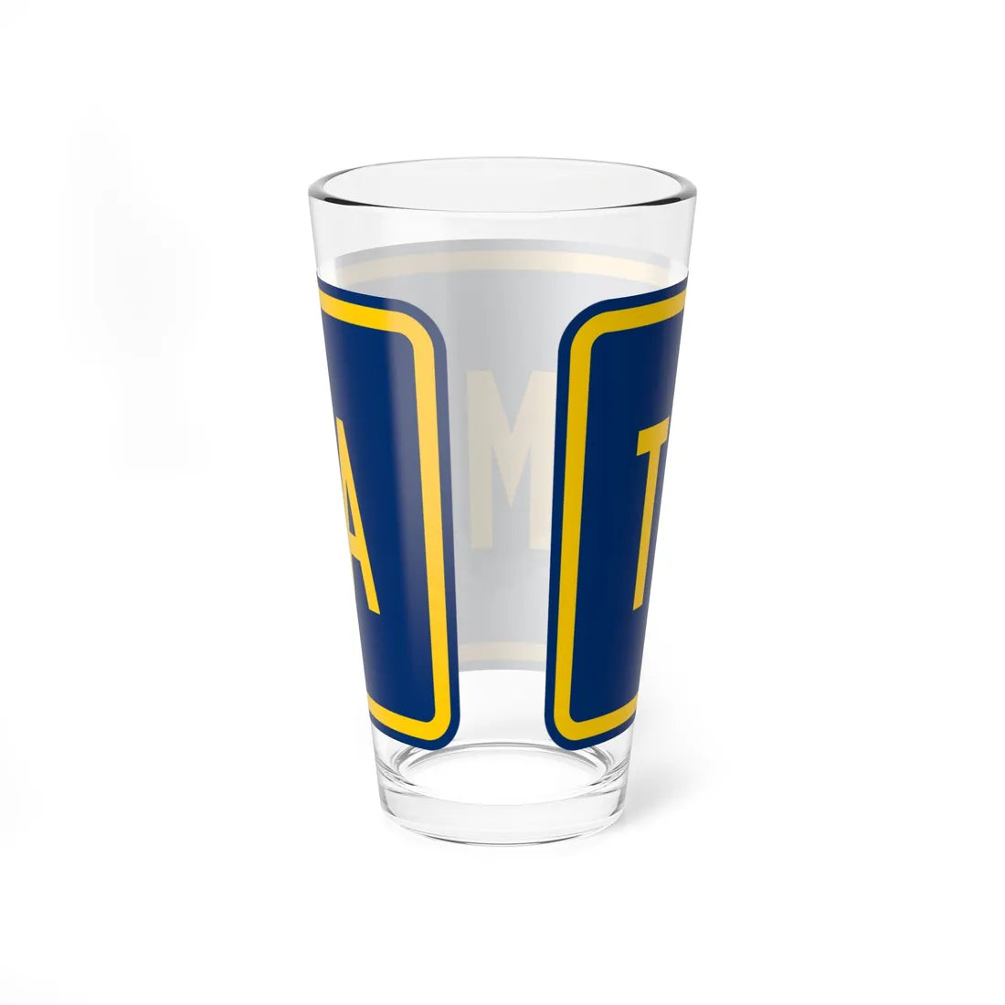 End plate county es (Puerto Rico) (Road Sign) Pint Glass 16oz - Go Mug Yourself