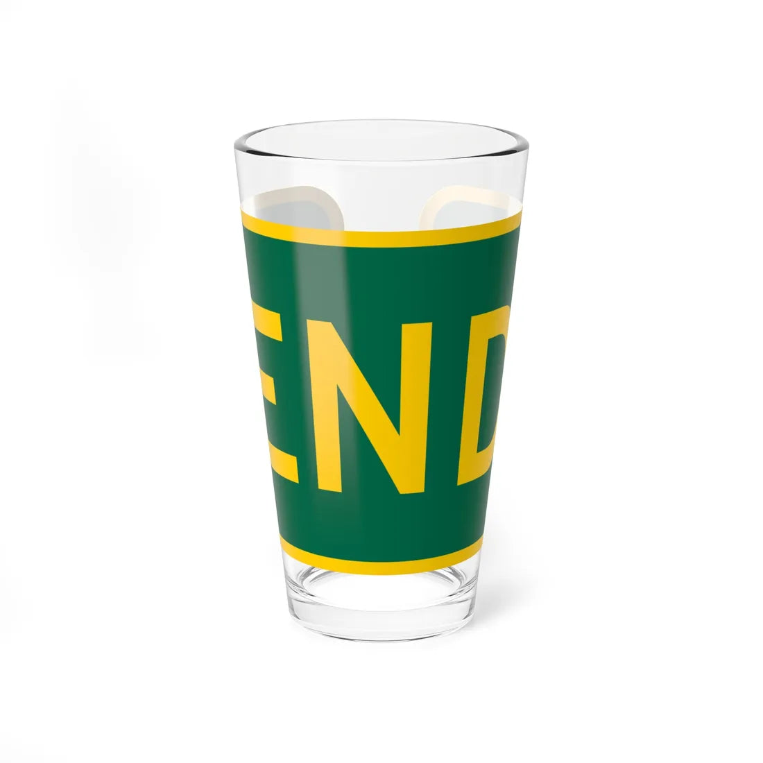 End plate GSP (New Jersey) (Road Sign) Pint Glass 16oz 16oz - Go Mug Yourself