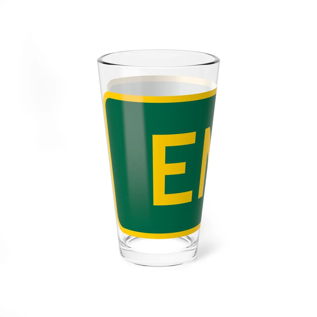 End plate GSP (New Jersey) (Road Sign) Pint Glass 16oz - Go Mug Yourself