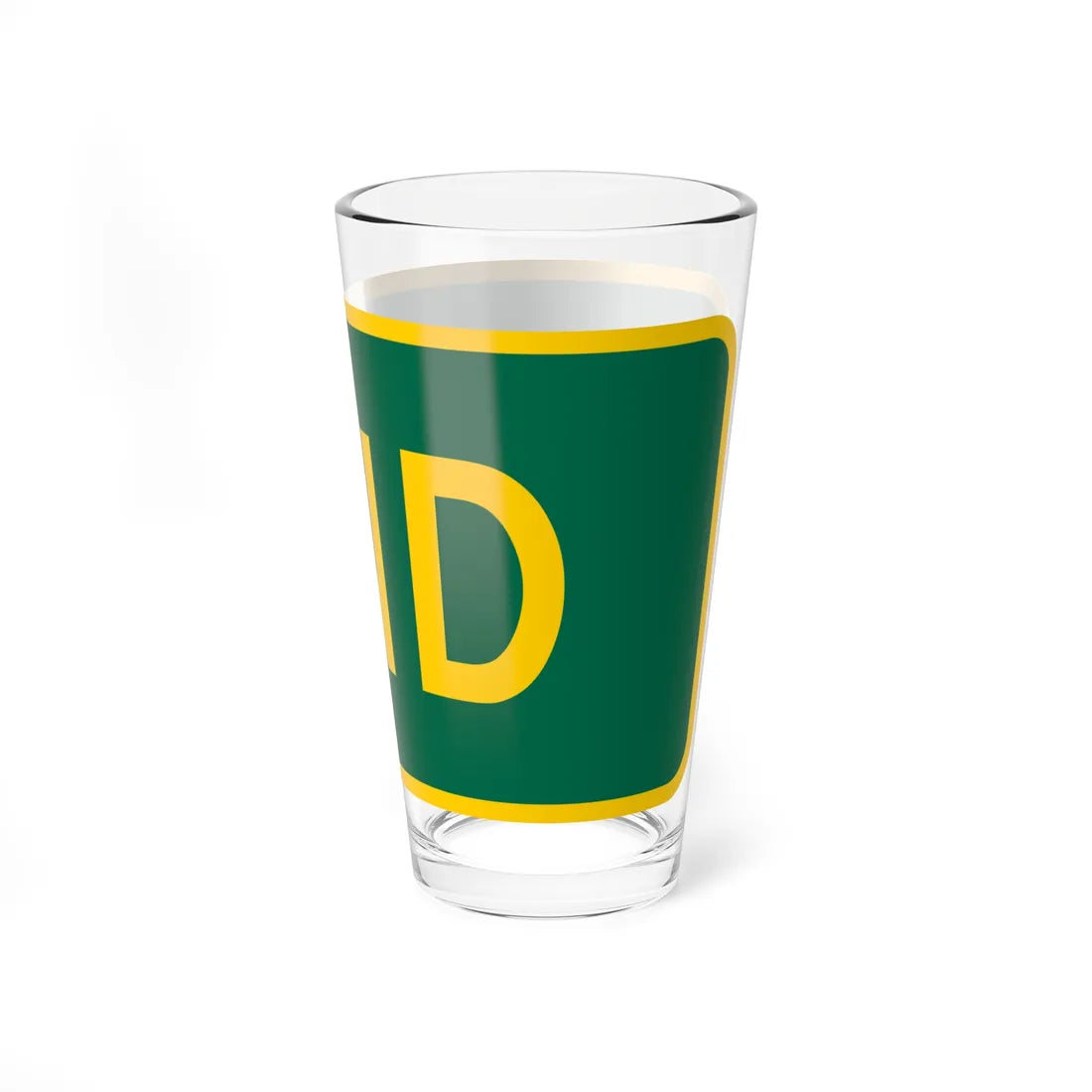 End plate GSP (New Jersey) (Road Sign) Pint Glass 16oz - Go Mug Yourself