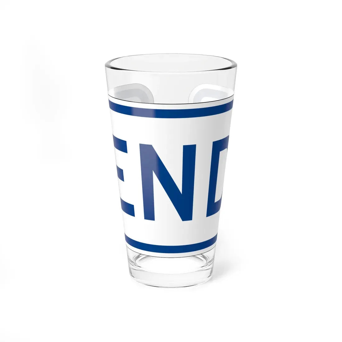 End plate South Carolina (South Carolina) (Road Sign) Pint Glass 16oz 16oz - Go Mug Yourself