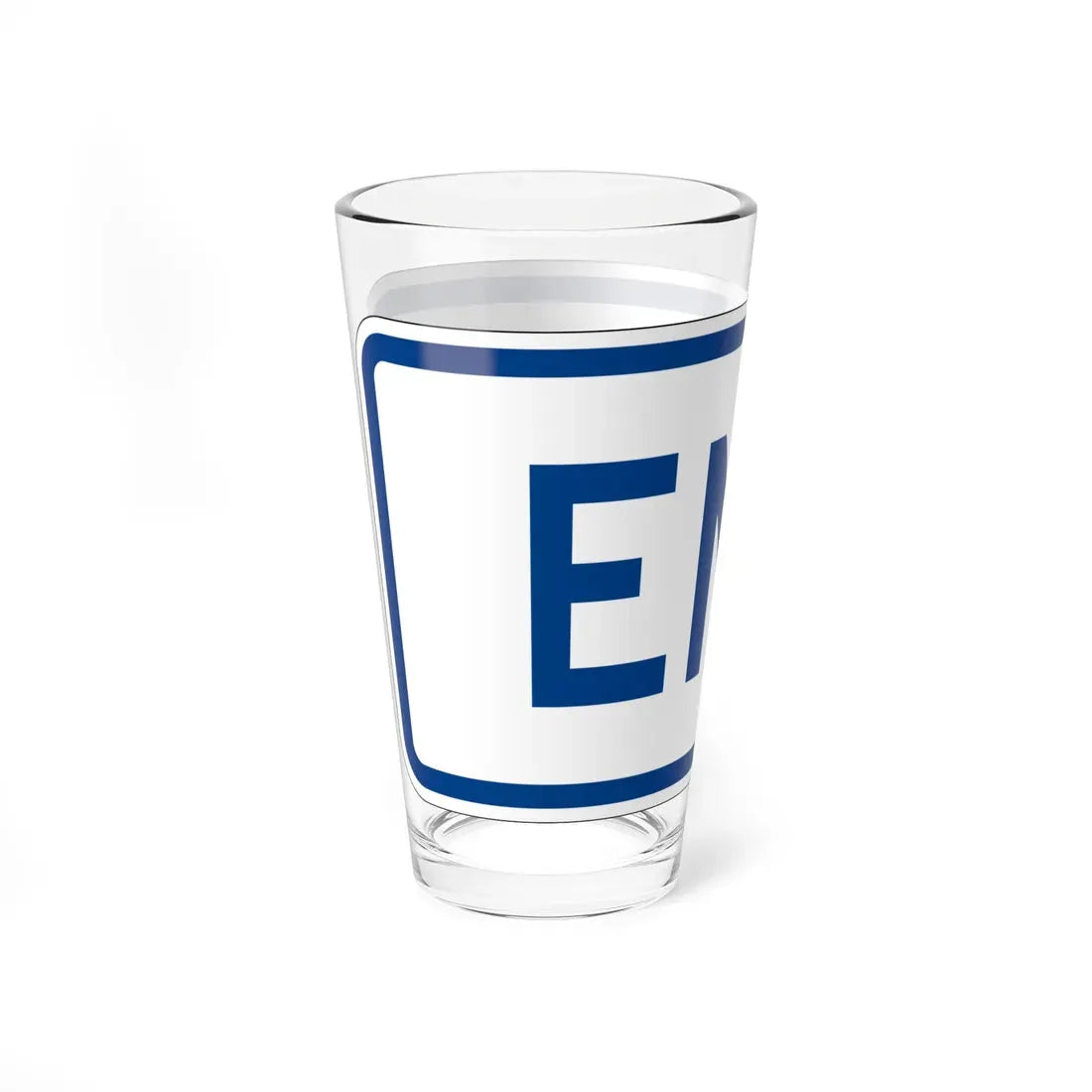 End plate South Carolina (South Carolina) (Road Sign) Pint Glass 16oz - Go Mug Yourself