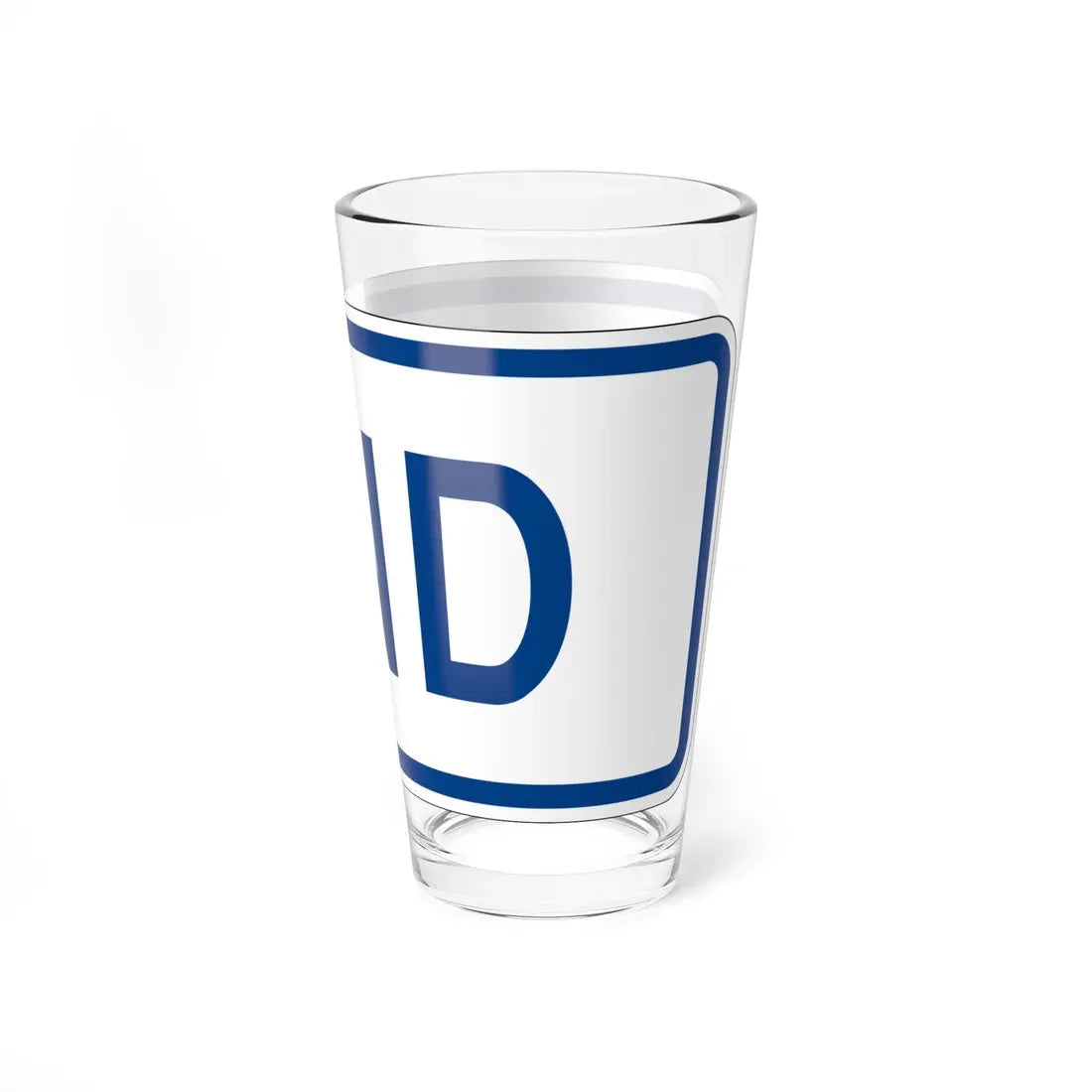 End plate South Carolina (South Carolina) (Road Sign) Pint Glass 16oz - Go Mug Yourself