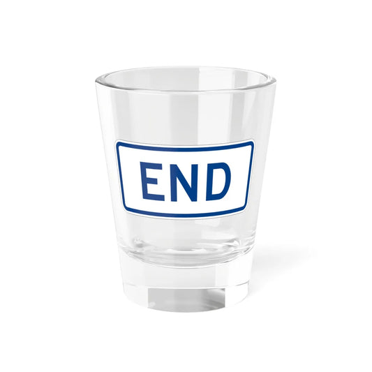 End plate South Carolina (South Carolina) (Road Sign) Shot Glass 1.5oz 1.5oz - Go Mug Yourself