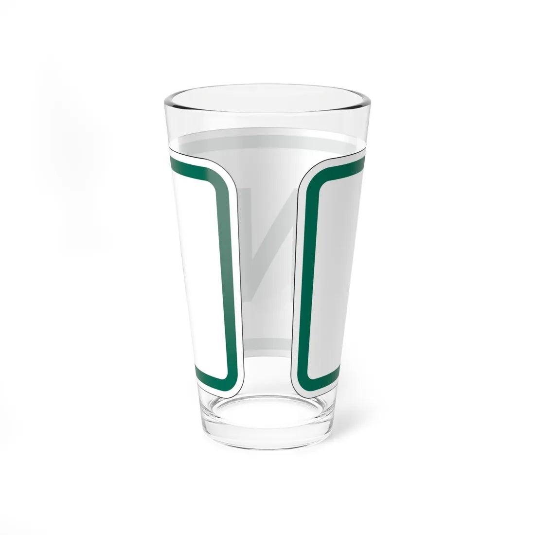 End plate Vermont (Vermont) (Road Sign) Pint Glass 16oz - Go Mug Yourself