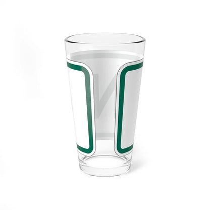 End plate Vermont (Vermont) (Road Sign) Pint Glass 16oz - Go Mug Yourself