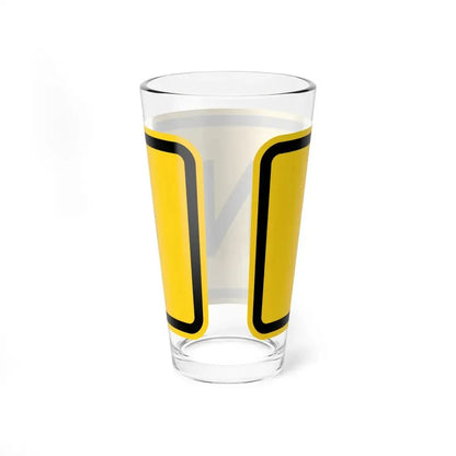 End plate Wyoming (Wyoming) (Road Sign) Pint Glss 16oz - Go Mug Yourself