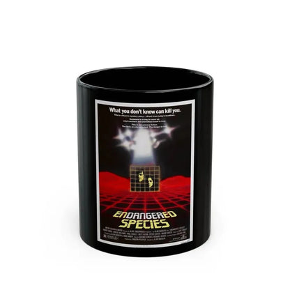 ENDANGERED SPECIES 1982 Movie Poster - Black Coffee Mug 11oz - Go Mug Yourself