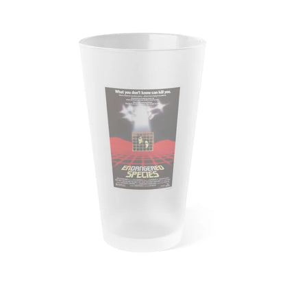 ENDANGERED SPECIES 1982 Movie Poster - Frosted Pint Glass 16oz-16oz-Frosted-Go Mug Yourself