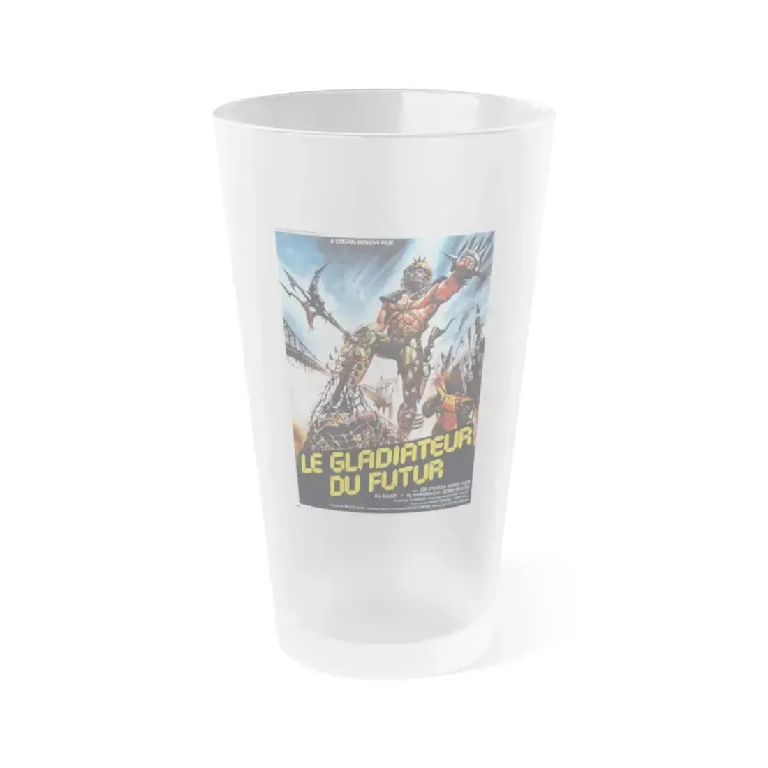 ENDGAME 1983 Movie Poster - Frosted Pint Glass 16oz 16oz Frosted - Go Mug Yourself