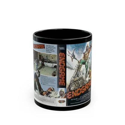 ENDGAME HEM VIDEO FILMS (VHS COVER) - Black Coffee Mug 11oz - Go Mug Yourself