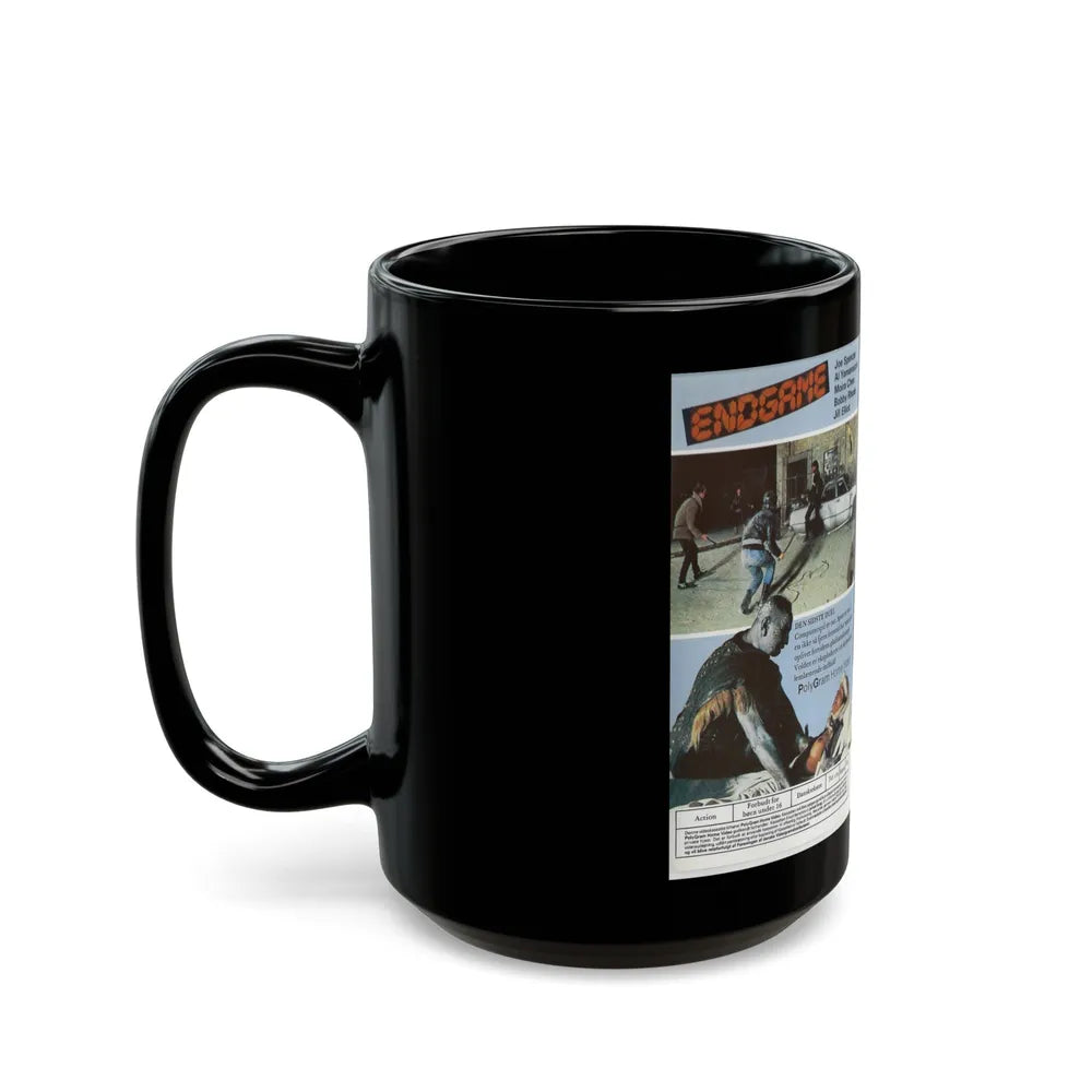 ENDGAME HEM VIDEO FILMS (VHS COVER) - Black Coffee Mug-Go Mug Yourself