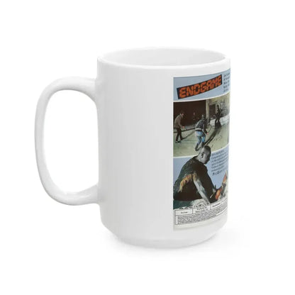 ENDGAME HEM VIDEO FILMS (VHS COVER) - White Coffee Mug - Go Mug Yourself