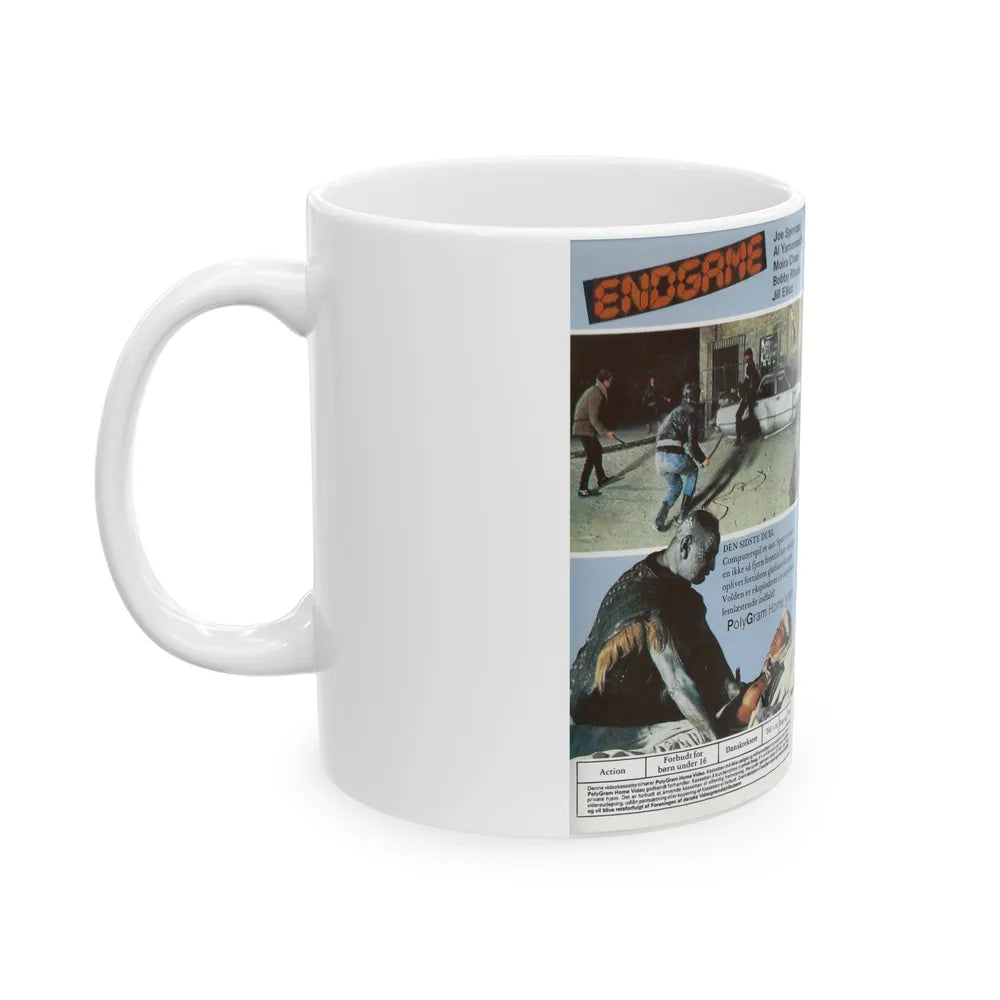 ENDGAME HEM VIDEO FILMS (VHS COVER) - White Coffee Mug-Go Mug Yourself