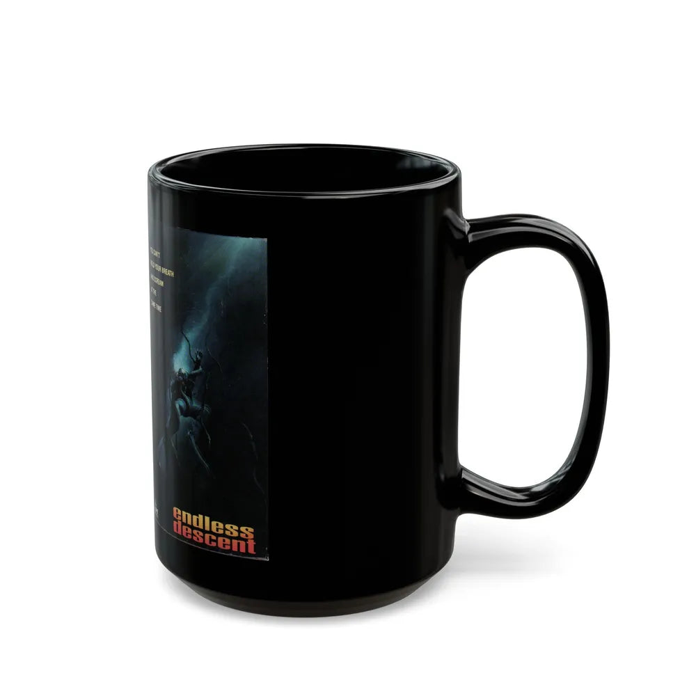 ENDLESS DESCENT (VHS COVER) - Black Coffee Mug-Go Mug Yourself