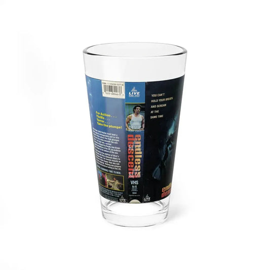 ENDLESS DESCENT (VHS COVER) Pint Glass 16oz 16oz - Go Mug Yourself