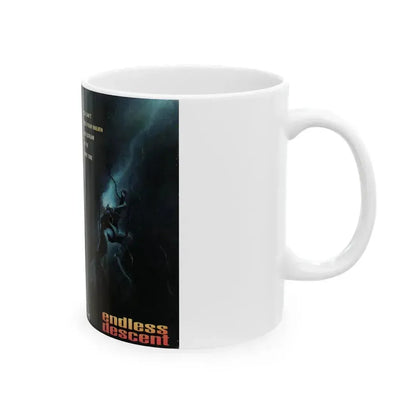 ENDLESS DESCENT (VHS COVER) - White Coffee Mug - Go Mug Yourself