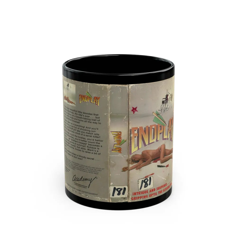 ENDPLAY (VHS COVER) - Black Coffee Mug-11oz-Go Mug Yourself