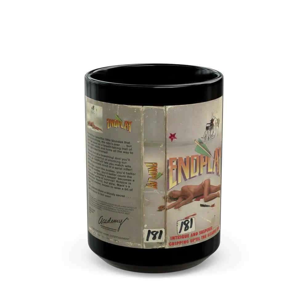 ENDPLAY (VHS COVER) - Black Coffee Mug-15oz-Go Mug Yourself