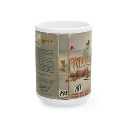 ENDPLAY (VHS COVER) - White Coffee Mug 15oz - Go Mug Yourself