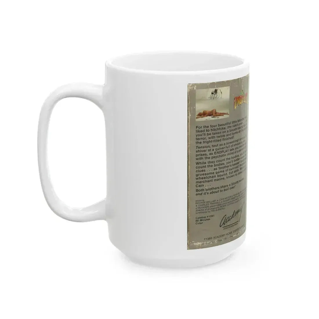 ENDPLAY (VHS COVER) - White Coffee Mug - Go Mug Yourself