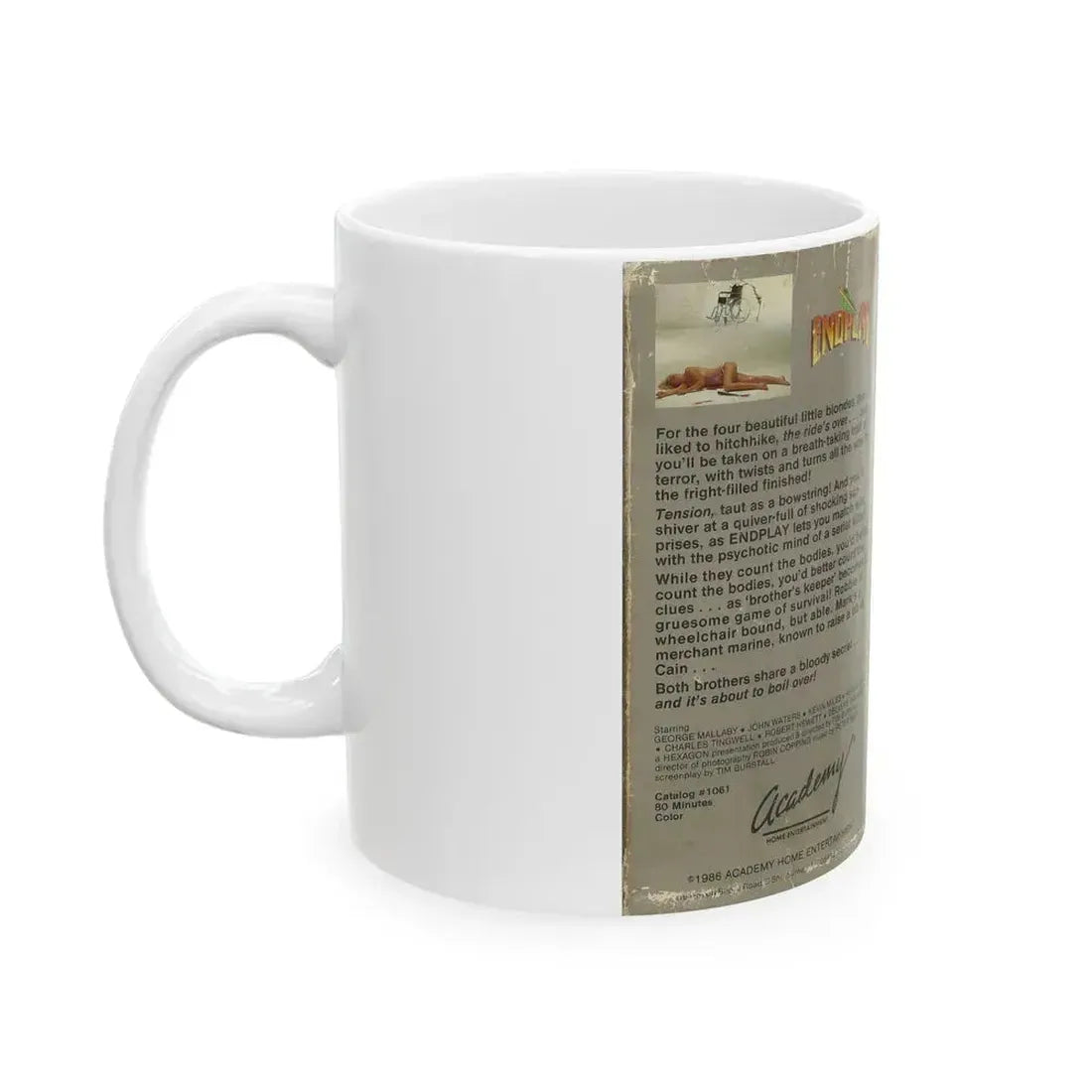 ENDPLAY (VHS COVER) - White Coffee Mug - Go Mug Yourself