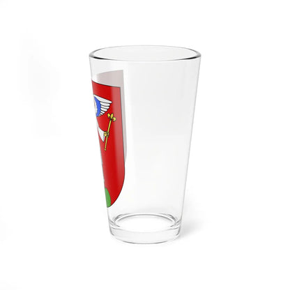 Engelberg-coat of arms (Switzerland) (Coat of Arms) Pint Glass 16oz - Go Mug Yourself