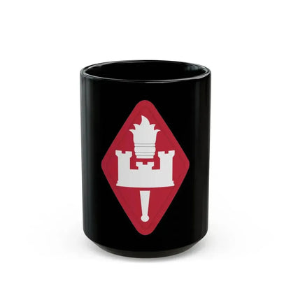 Engineer Center and Fort Leonard Wood and School (U.S. Army) Black Coffee Mug 15oz - Go Mug Yourself