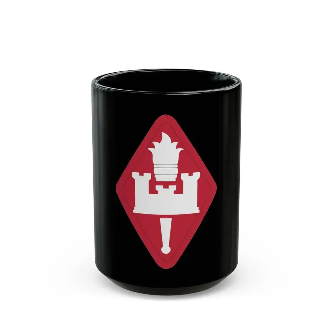 Engineer Center and Fort Leonard Wood and School (U.S. Army) Black Coffee Mug - Go Mug Yourself