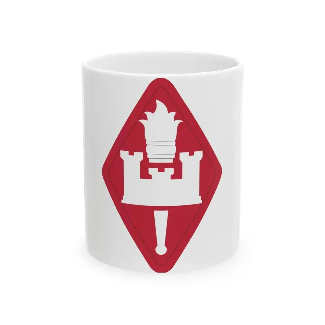 Engineer Center and Fort Leonard Wood and School (U.S. Army) White Coffee Mug - Go Mug Yourself