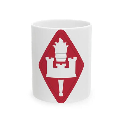 Engineer Center and Fort Leonard Wood and School (U.S. Army) White Coffee Mug - Go Mug Yourself