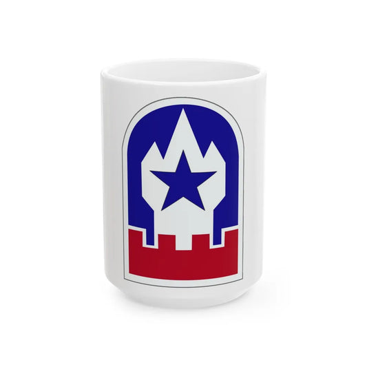 Engineer Command Europe (U.S. Army) White Coffee Mug-15oz-Go Mug Yourself