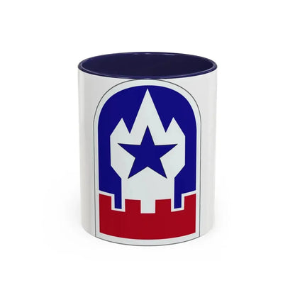 Engineer Command Europe (U.S. Army) Accent Coffee Mug 11oz Navy - Go Mug Yourself